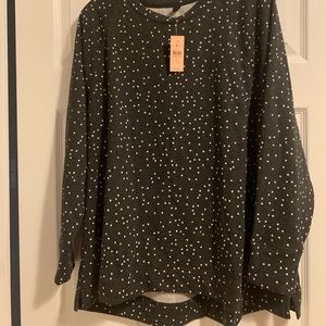 NWT Lou and Grey Plus Starry Sweatshirt